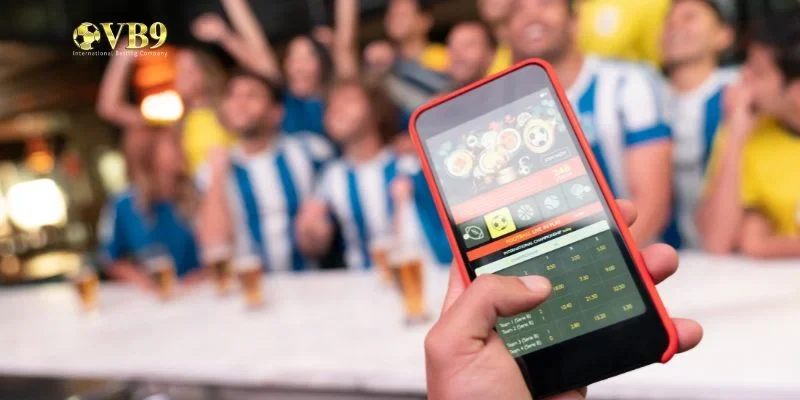 Giao diện mô phỏng một trận đấu thể thao ảo đang diễn ra tại Saba 