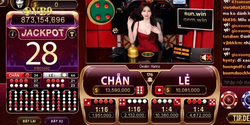 Xóc Đĩa trực tiếp với dealer thật và hệ thống cược minh bạch