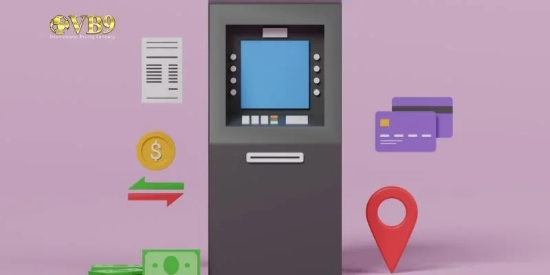 Biểu mẫu điền thông tin ngân hàng khi thực hiện rút tiền VB9