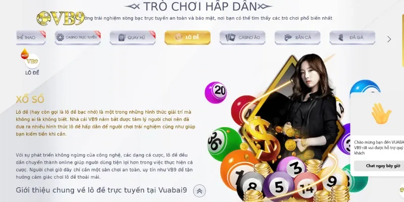 Kho game hoành tráng tại nhà cái VB9